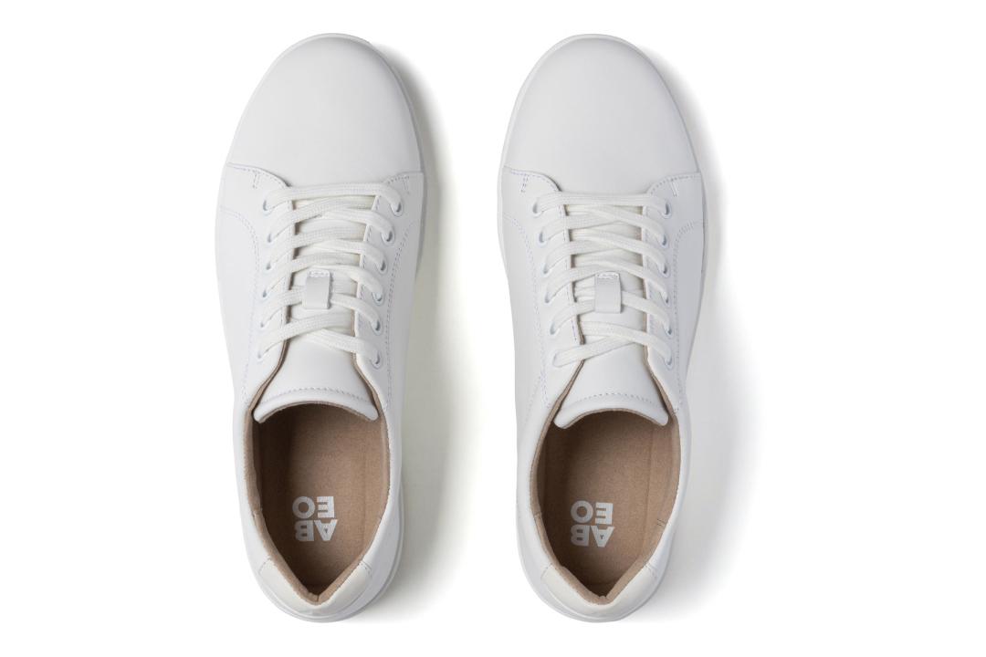 Encore Sneaker White Leather | Women ABEO Footwear Casual Shoes
