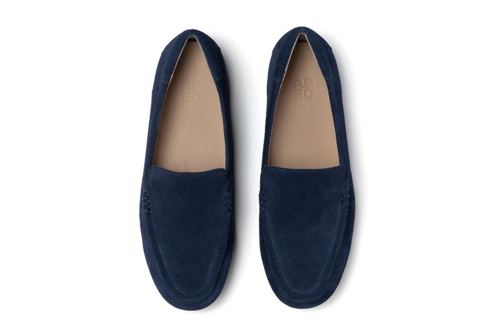Harbor Navy Suede | Women ABEO Footwear Dress