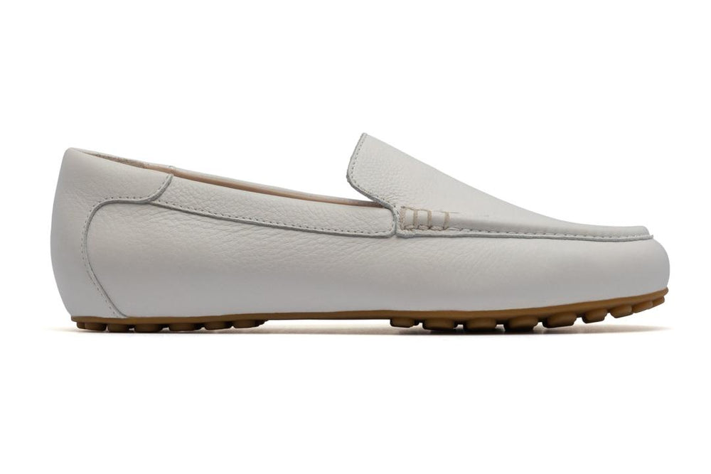 Harbor White Pebble Leather | Women ABEO Footwear Dress