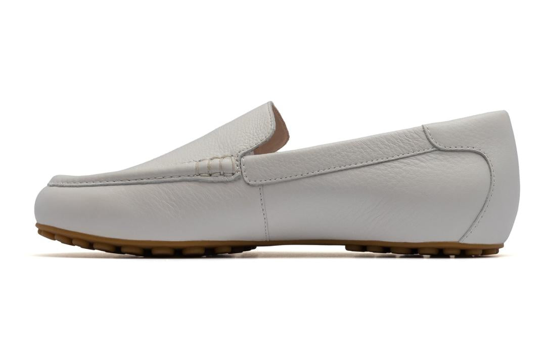 Harbor White Pebble Leather | Women ABEO Footwear Dress