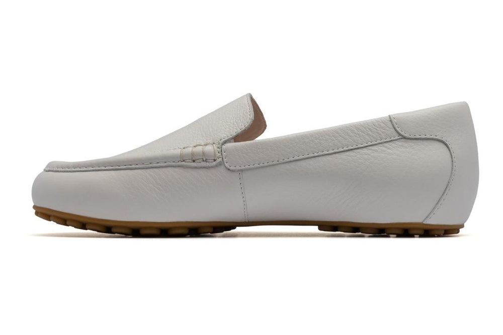 Harbor White Pebble Leather | Women ABEO Footwear Dress