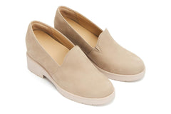 Horizon Slip On Beige Nubuck | Women ABEO Footwear Dress