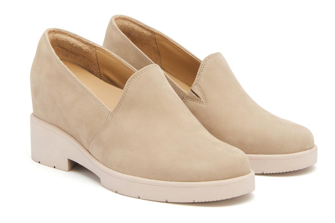 Horizon Slip On Beige Nubuck | Women ABEO Footwear Dress