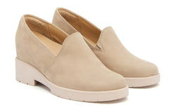 Horizon Slip On Beige Nubuck | Women ABEO Footwear Dress