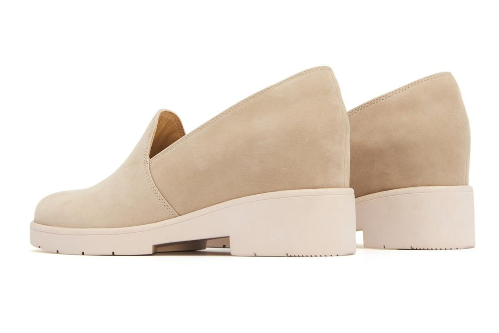 Horizon Slip On Beige Nubuck | Women ABEO Footwear Dress