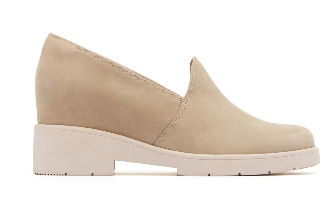 Horizon Slip On Beige Nubuck | Women ABEO Footwear Dress