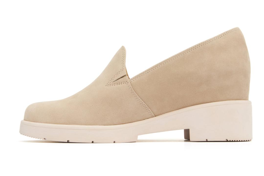 Horizon Slip On Beige Nubuck | Women ABEO Footwear Dress
