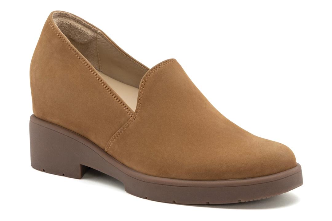 Horizon Slip On Tan Nubuck | Women ABEO Footwear Dress