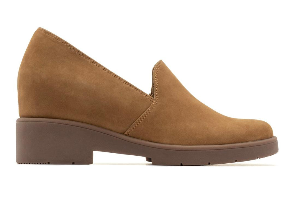 Horizon Slip On Tan Nubuck | Women ABEO Footwear Dress