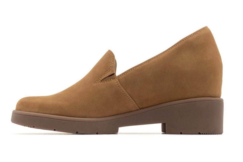 Horizon Slip On Tan Nubuck | Women ABEO Footwear Dress