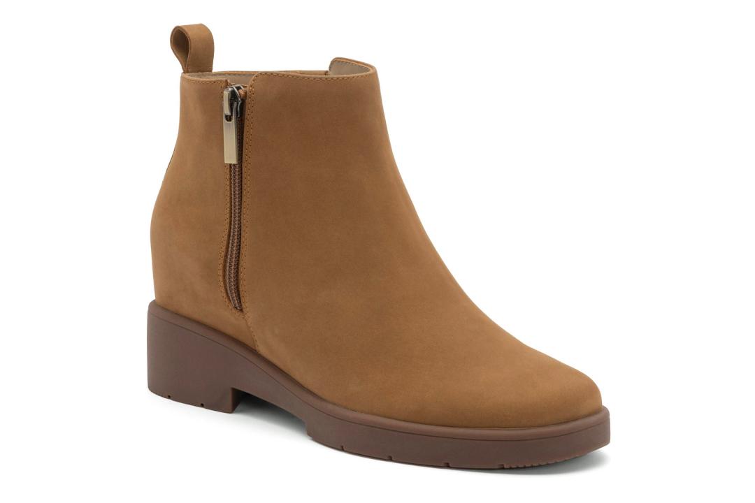 Horizon Zip Tan Nubuck | Women ABEO Footwear Boots