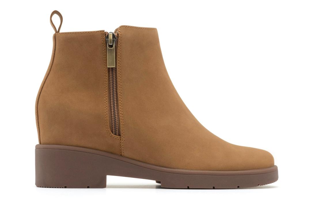 Horizon Zip Tan Nubuck | Women ABEO Footwear Boots