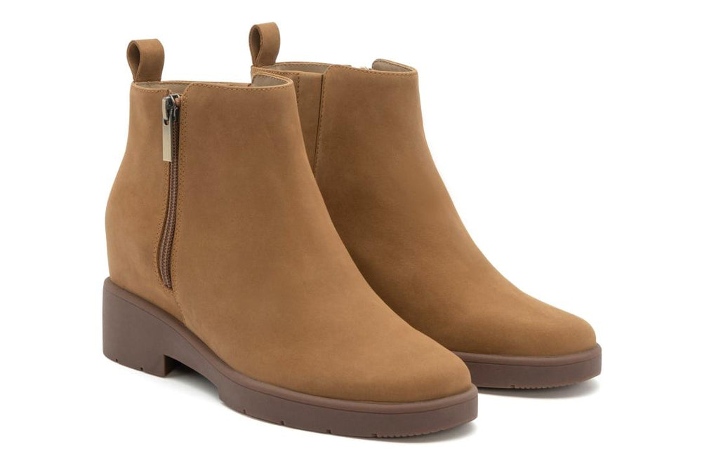 Horizon Zip Tan Nubuck | Women ABEO Footwear Boots