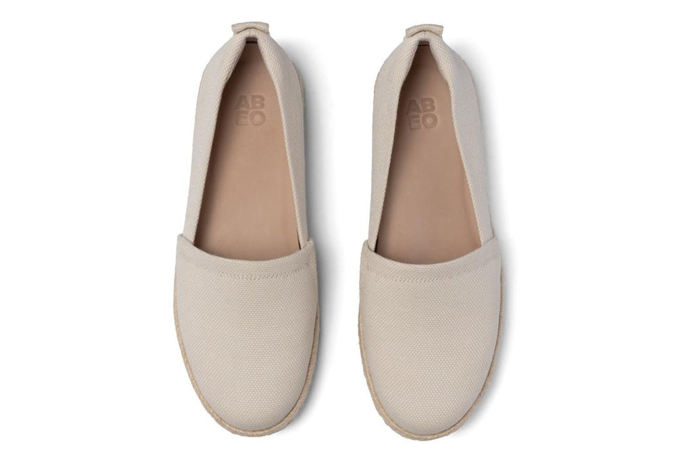 Isle Slip On Nat Canvas | Women ABEO Footwear Casual Shoes