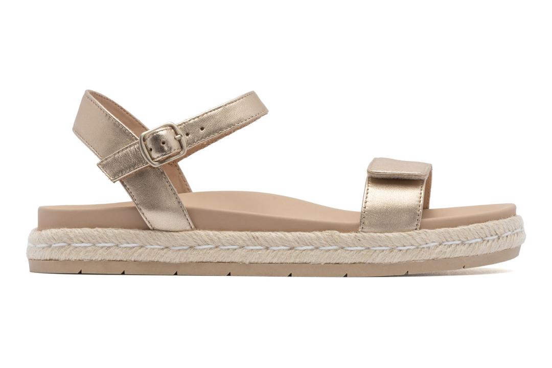 Isle Strap Light Gold | Women ABEO Footwear Sandals
