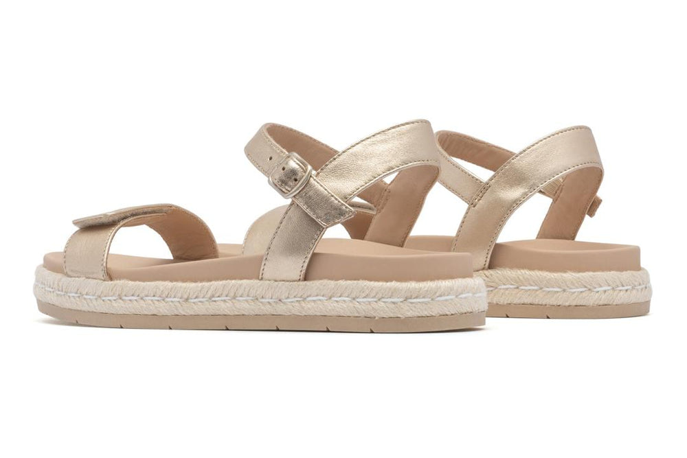 Isle Strap Light Gold | Women ABEO Footwear Sandals