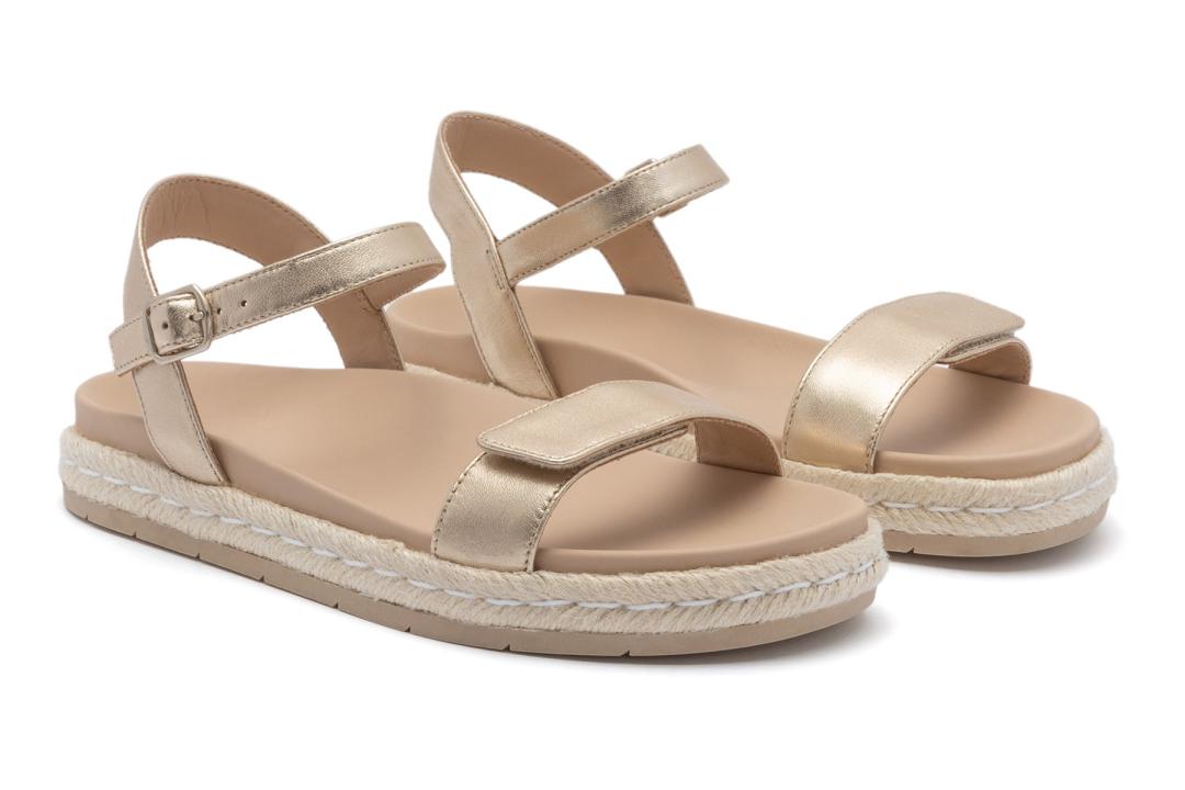 Isle Strap Light Gold | Women ABEO Footwear Sandals