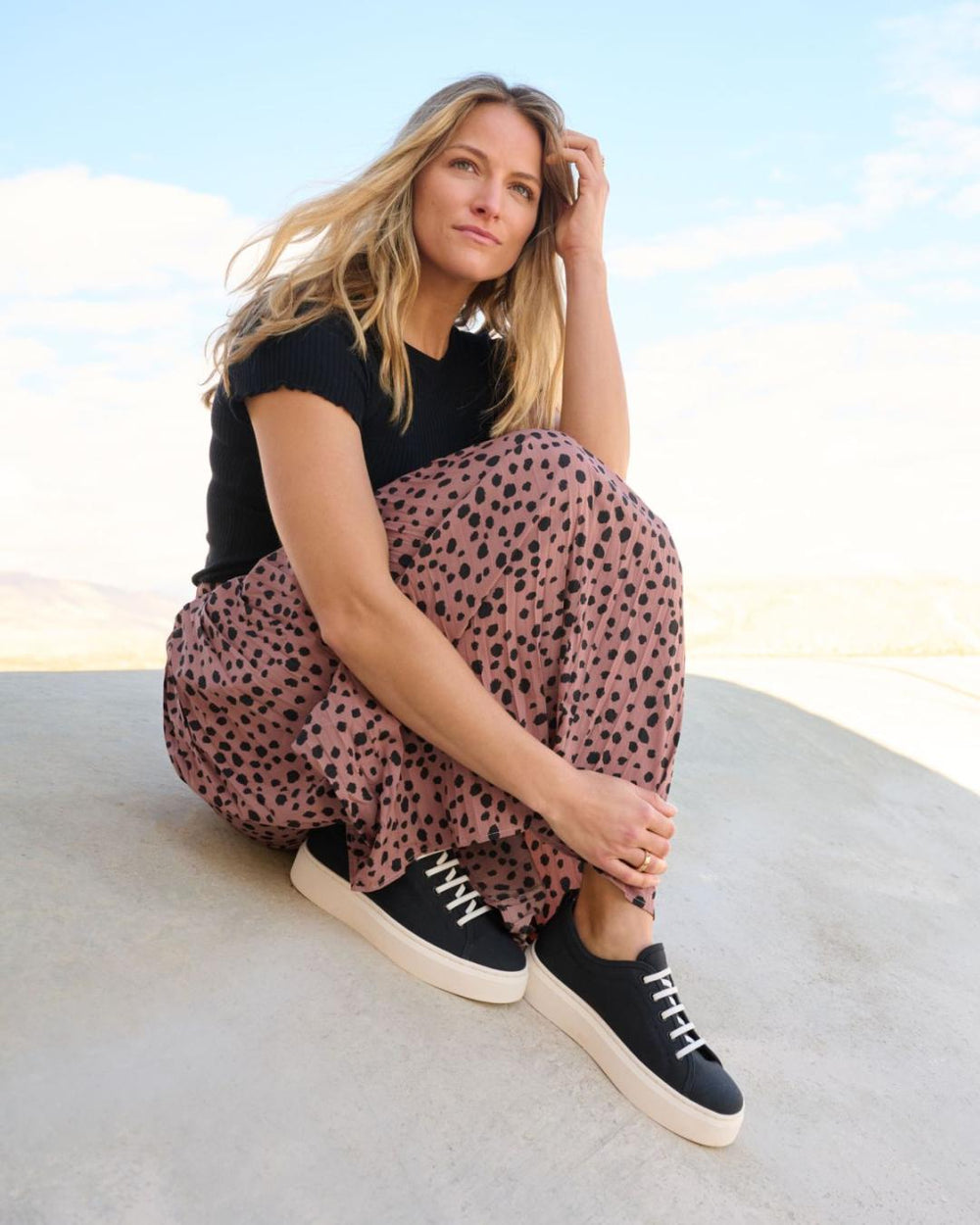 Jumpstreet Bungee Black Canvas | Women ABEO Footwear Sneakers