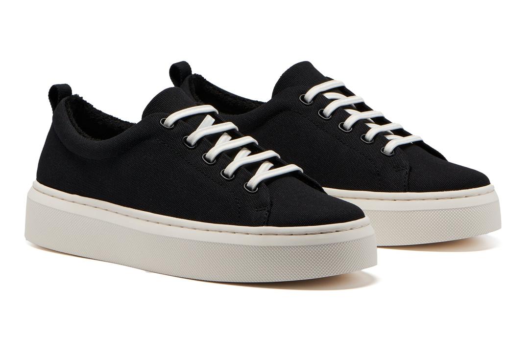 Jumpstreet Bungee Black Canvas | Women ABEO Footwear Sneakers