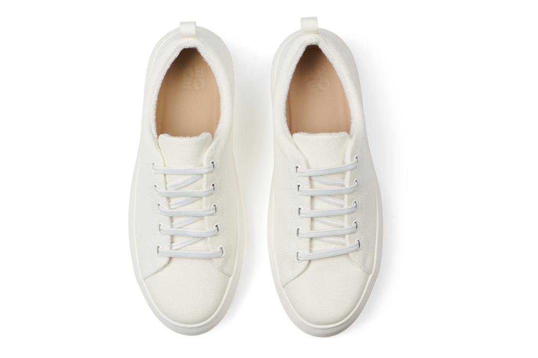 Jumpstreet Bungee White Canvas | Women ABEO Footwear Sneakers