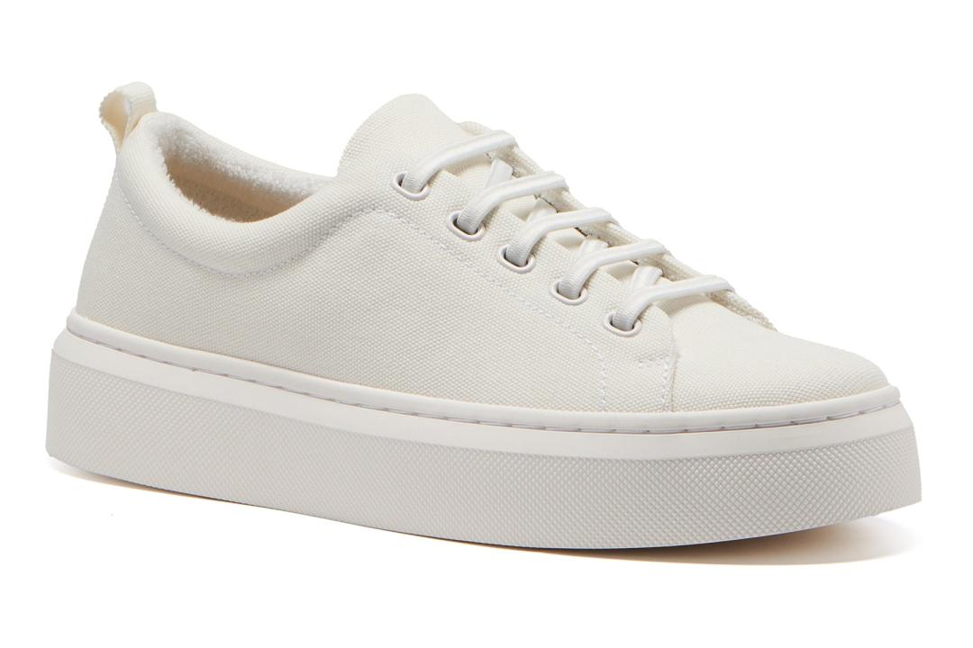Jumpstreet Bungee White Canvas | Women ABEO Footwear Sneakers