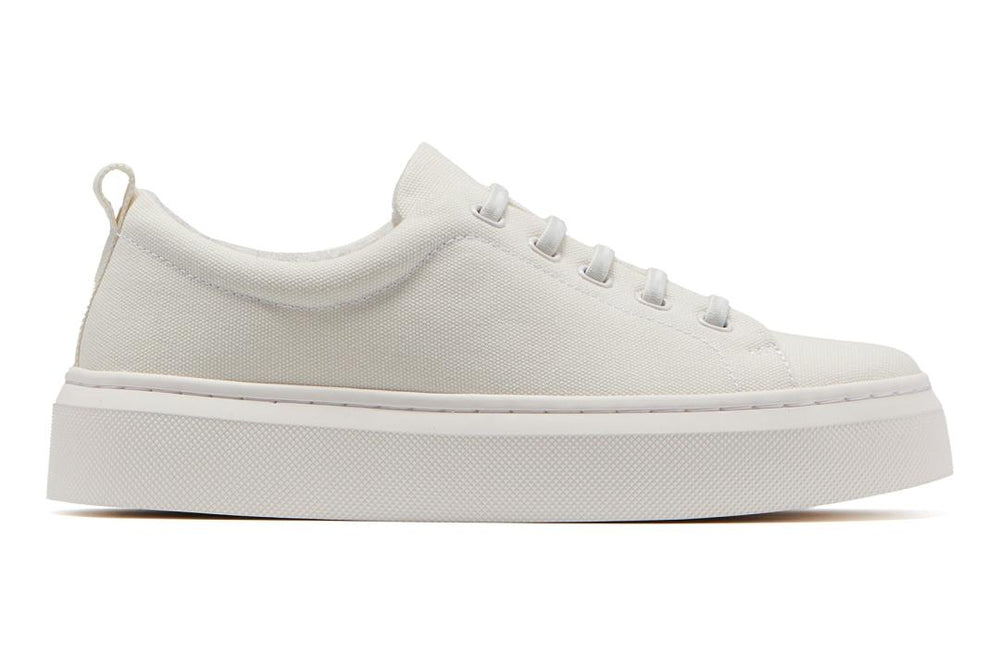 Jumpstreet Bungee White Canvas | Women ABEO Footwear Sneakers