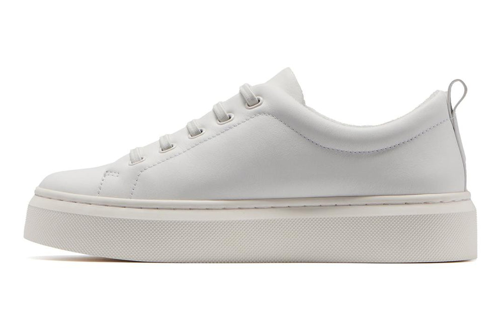 Jumpstreet Bungee White Leather | Women ABEO Footwear Sneakers