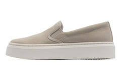 Jumpstreet Slip On Beige Canvas | Women ABEO Footwear Casual Shoes