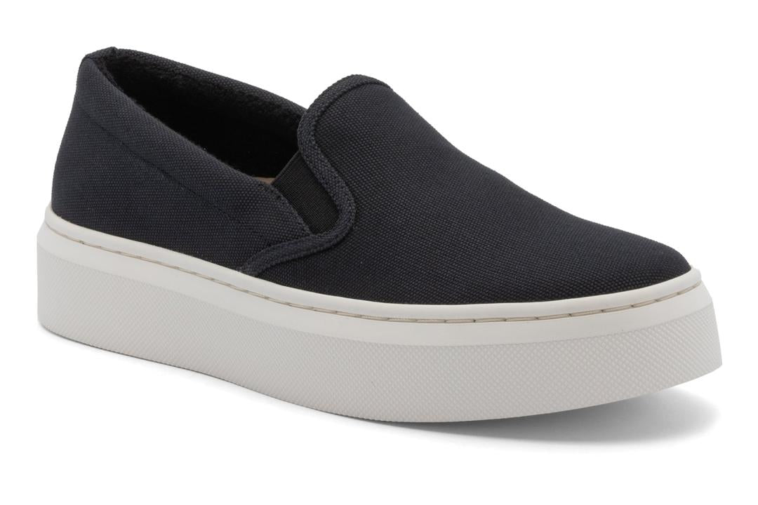 Jumpstreet Slip On Black Canvas | Women ABEO Footwear Casual Shoes