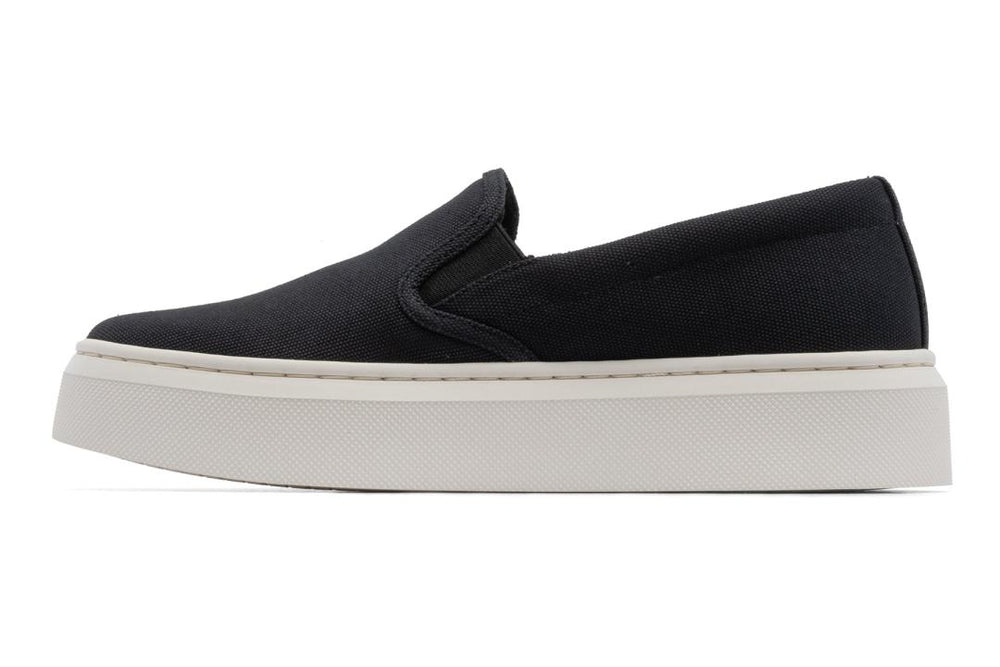 Jumpstreet Slip On Black Canvas | Women ABEO Footwear Casual Shoes