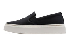 Jumpstreet Slip On Black Canvas | Women ABEO Footwear Casual Shoes