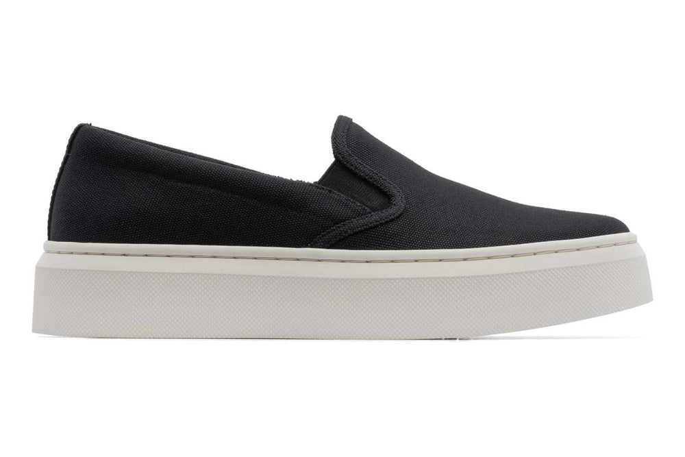 Jumpstreet Slip On Black Canvas | Women ABEO Footwear Casual Shoes