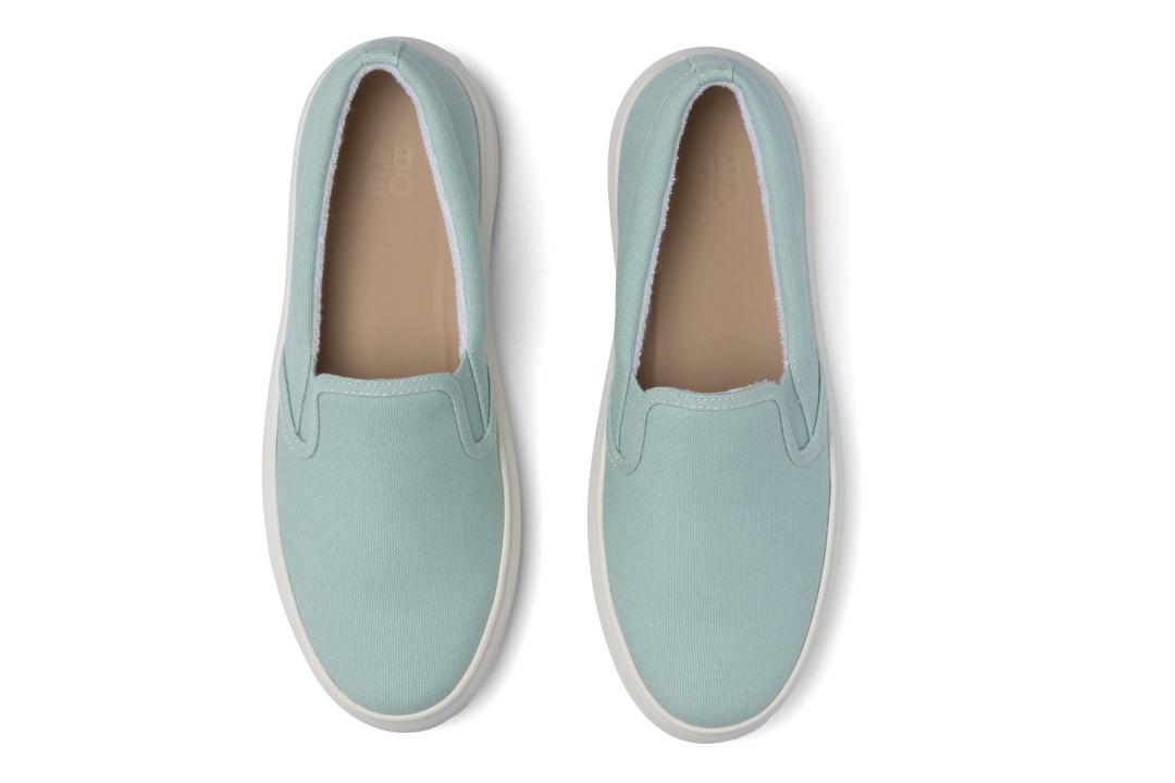 Jumpstreet Slip On Mint Canvas | Women ABEO Footwear Casual Shoes