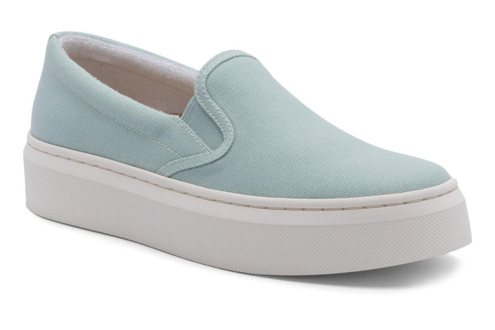 Jumpstreet Slip On Mint Canvas | Women ABEO Footwear Casual Shoes