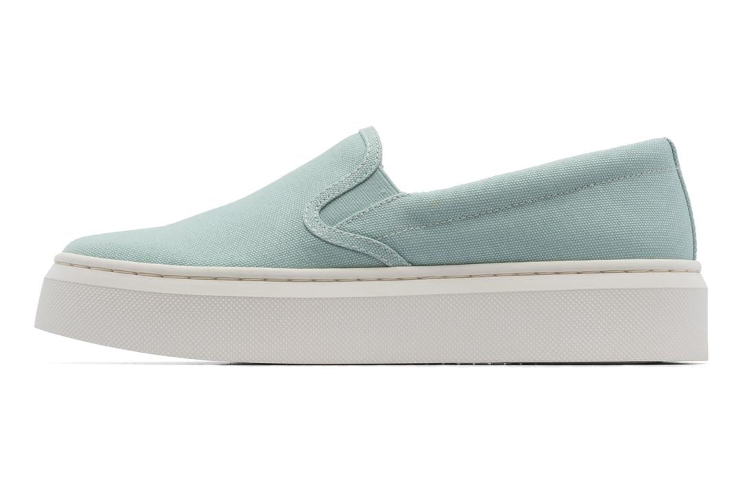 Jumpstreet Slip On Mint Canvas | Women ABEO Footwear Casual Shoes