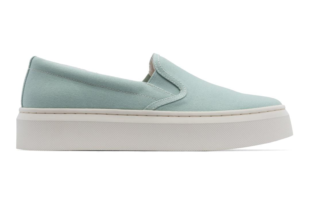 Jumpstreet Slip On Mint Canvas | Women ABEO Footwear Casual Shoes