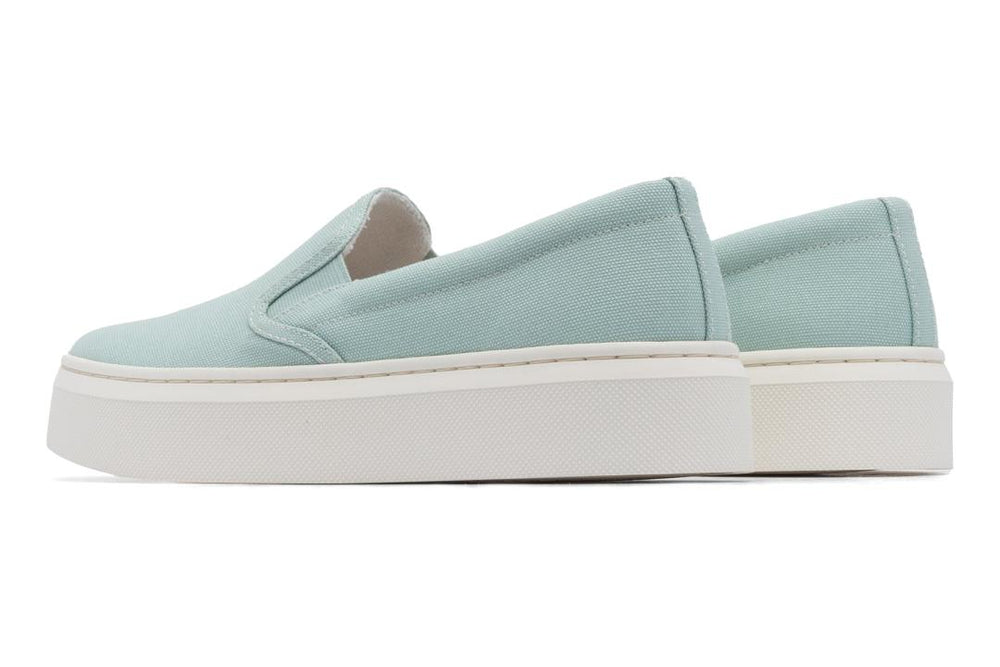 Jumpstreet Slip On Mint Canvas | Women ABEO Footwear Casual Shoes