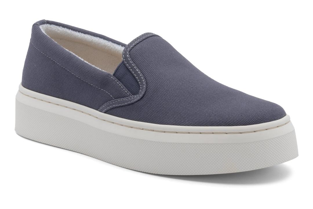 Jumpstreet Slip On Navy Canvas | Women ABEO Footwear Casual Shoes