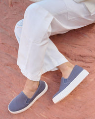 Jumpstreet Slip On Navy Canvas | Women ABEO Footwear Casual Shoes