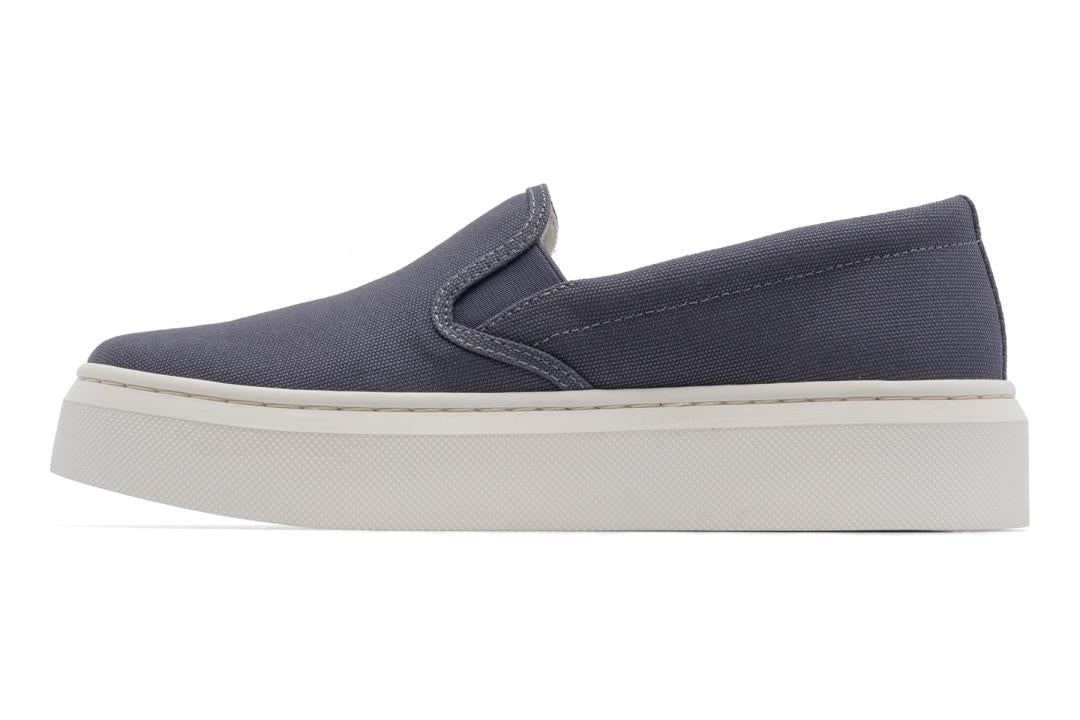 Jumpstreet Slip On Navy Canvas | Women ABEO Footwear Casual Shoes