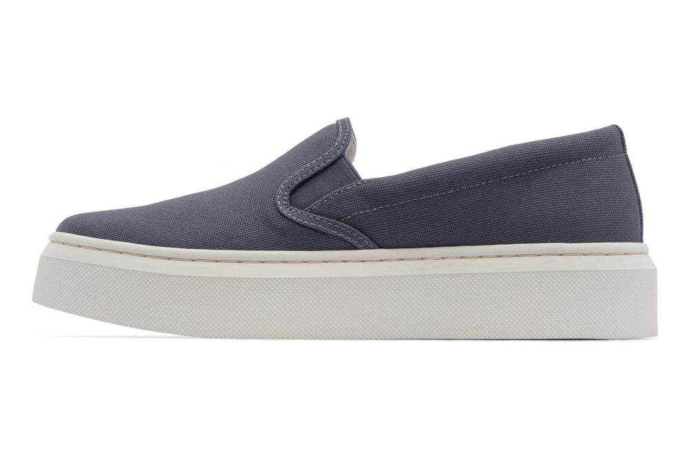 Jumpstreet Slip On Navy Canvas | Women ABEO Footwear Casual Shoes
