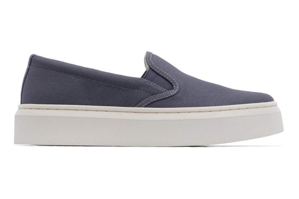 Jumpstreet Slip On Navy Canvas | Women ABEO Footwear Casual Shoes
