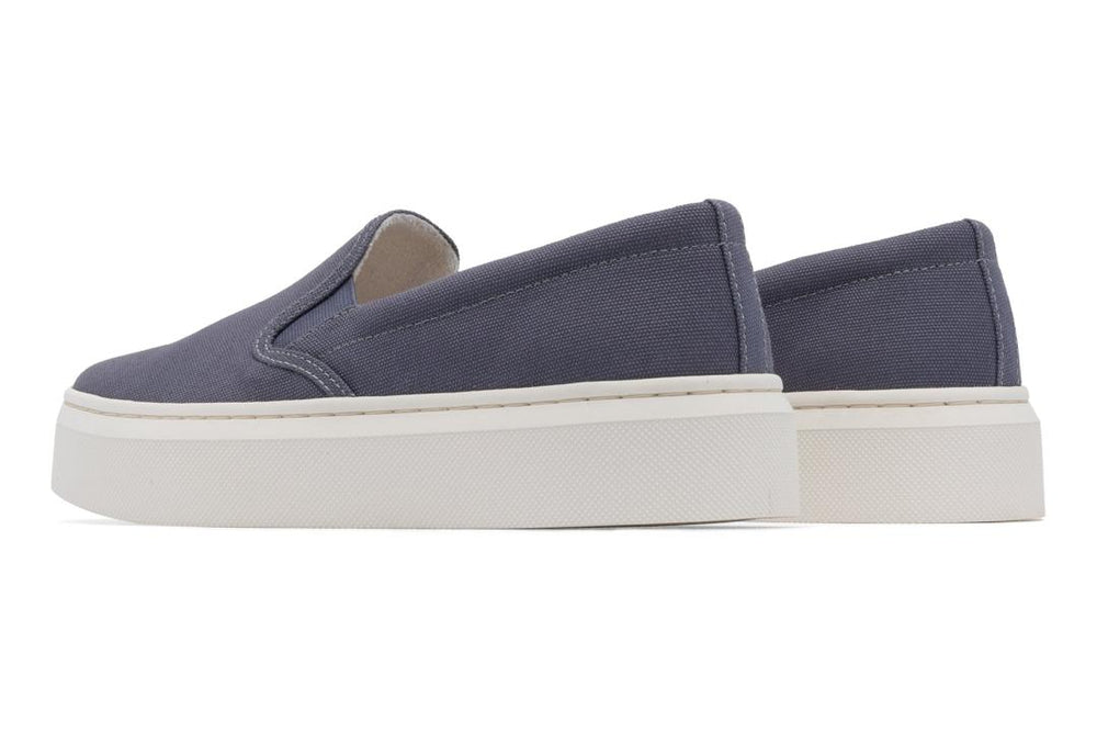 Jumpstreet Slip On Navy Canvas | Women ABEO Footwear Casual Shoes
