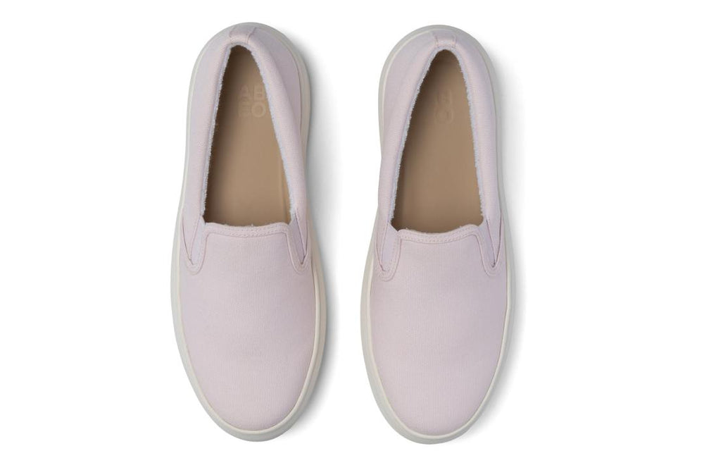 Jumpstreet Slip On Pink Canvas | Women ABEO Footwear Casual Shoes