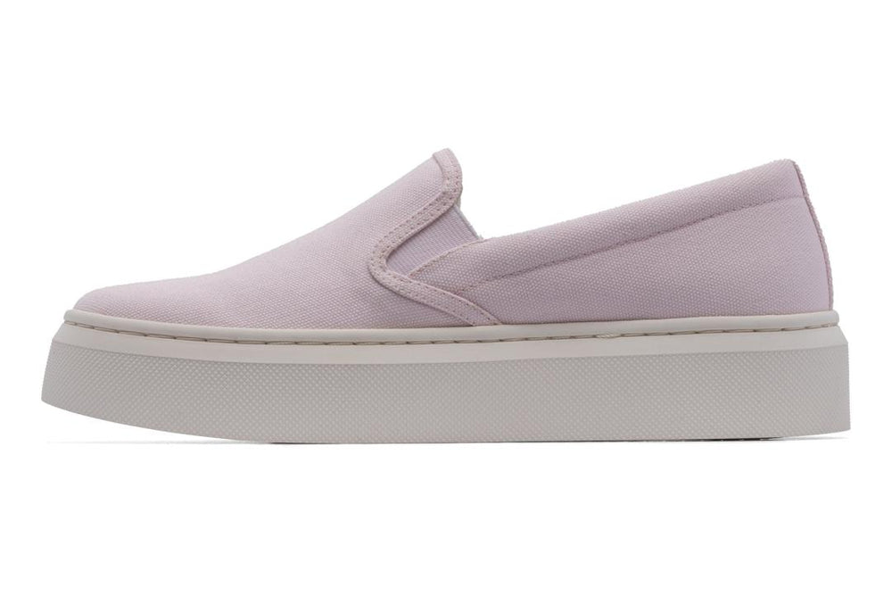 Jumpstreet Slip On Pink Canvas | Women ABEO Footwear Casual Shoes