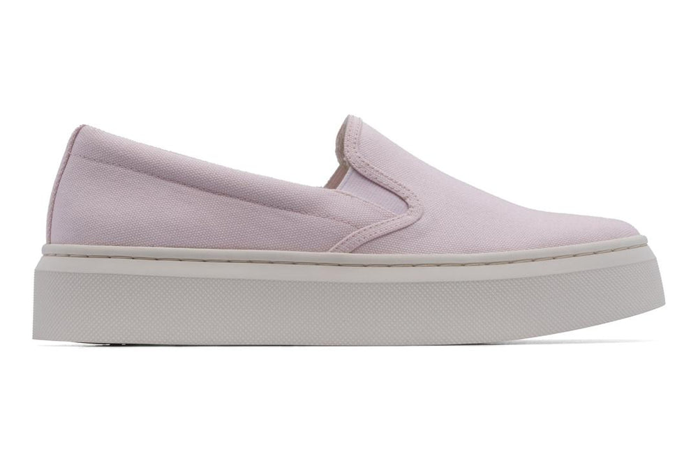 Jumpstreet Slip On Pink Canvas | Women ABEO Footwear Casual Shoes