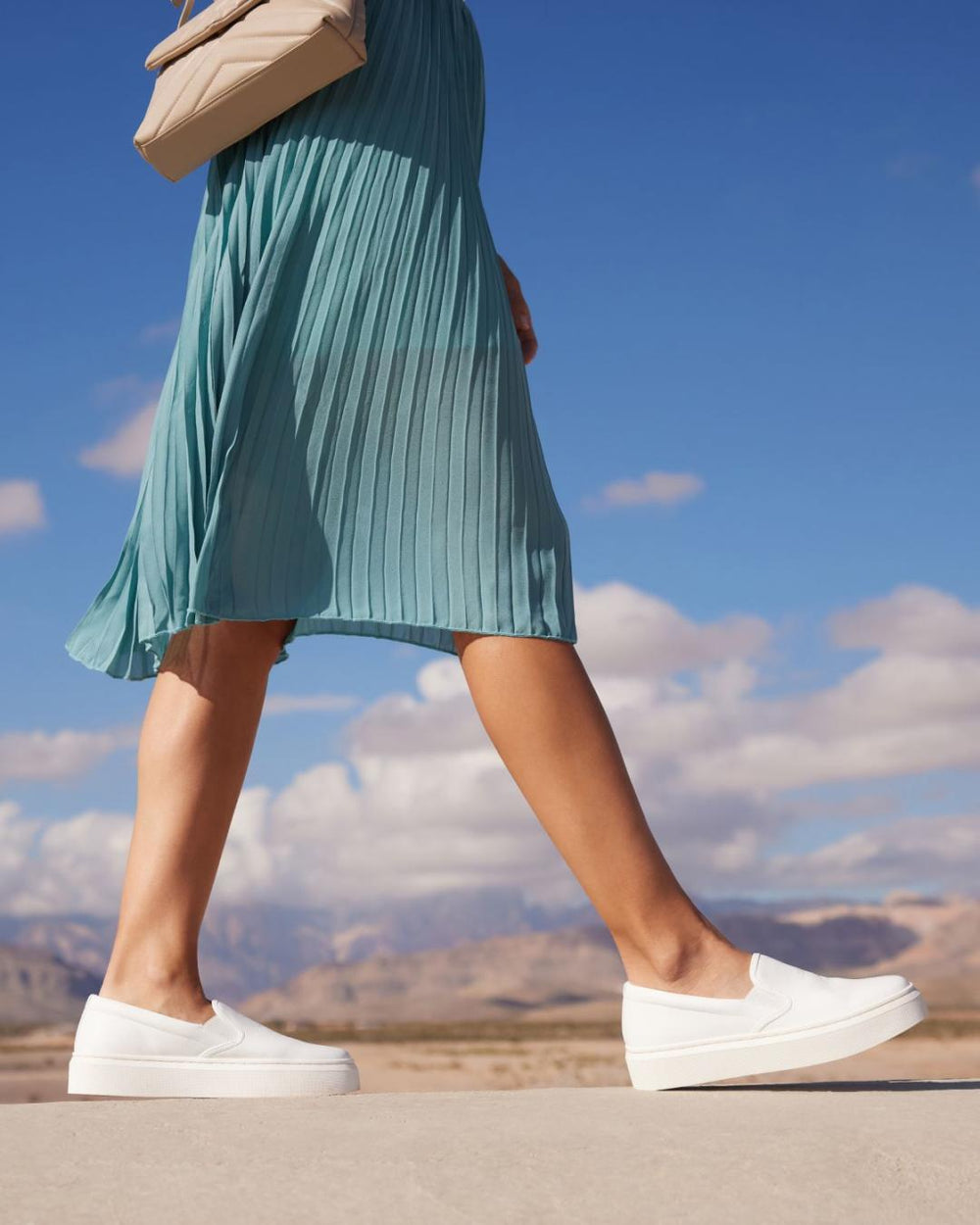 Jumpstreet Slip On White Leather | Women ABEO Footwear Casual Shoes