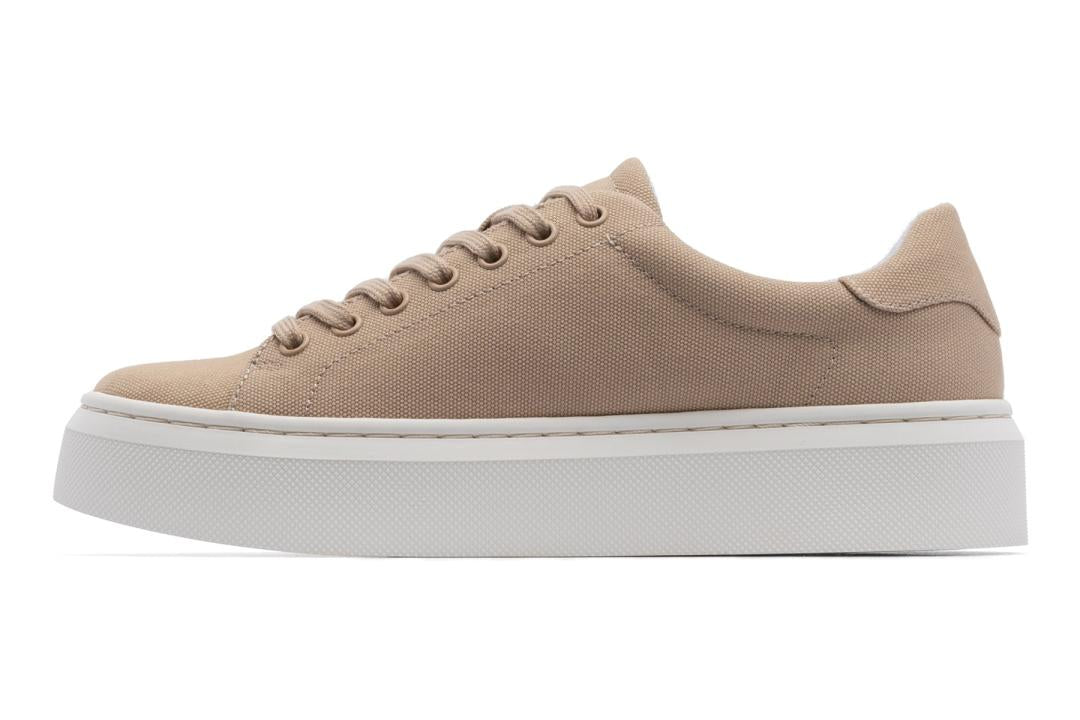 Jumpstreet Sneaker Sand Canvas | Women ABEO Footwear Sneakers