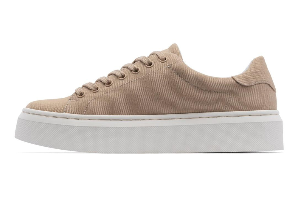 Jumpstreet Sneaker Sand Canvas | Women ABEO Footwear Sneakers