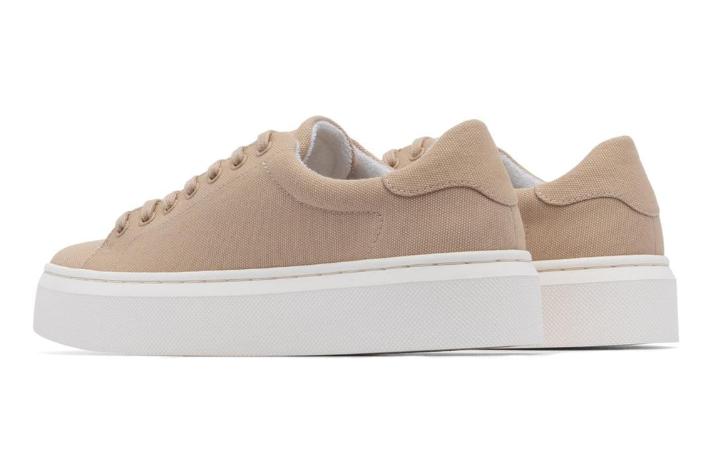 Jumpstreet Sneaker Sand Canvas | Women ABEO Footwear Sneakers